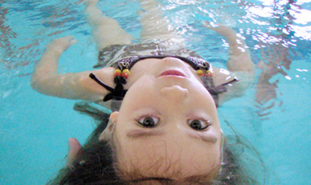repetiție în clasele de înot