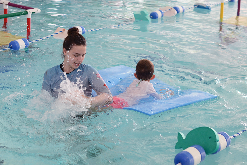 Fundamental water skills swim lesson at little otter includes learning for life and swim independently