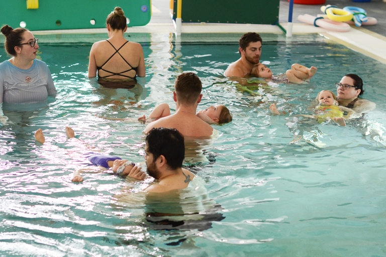 Otter Baby swim lessons starting at 6 mo Little Otter Swim School